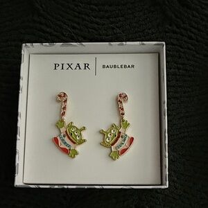 Brand New Disney Pixar BaubleBar Toy Story Alien Holiday Earrings